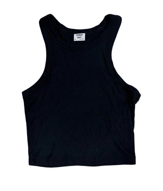 Sunday Best Black Cropped Tank Top, XS