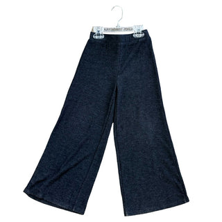 Chaser Dark Grey Elastic Waist Wide Leg Pants, 6 years