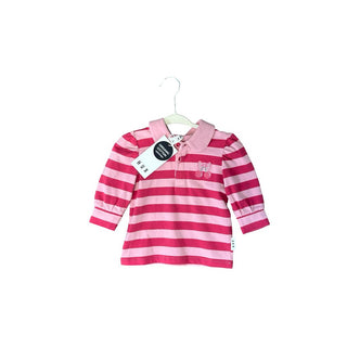 Hux sample striped polo, 6-12 months