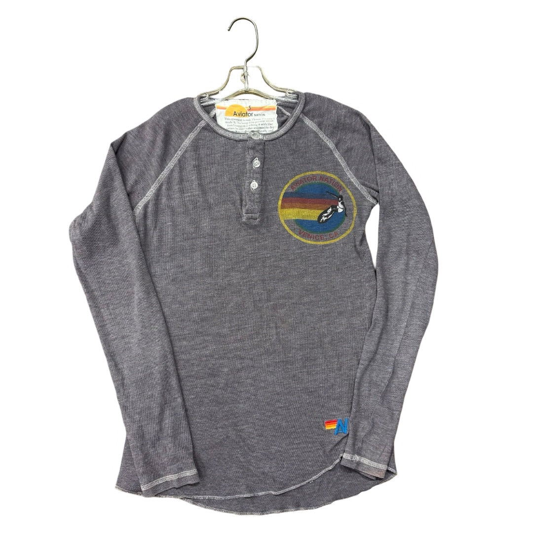 Aviator Nation Lavender long sleeve, small
