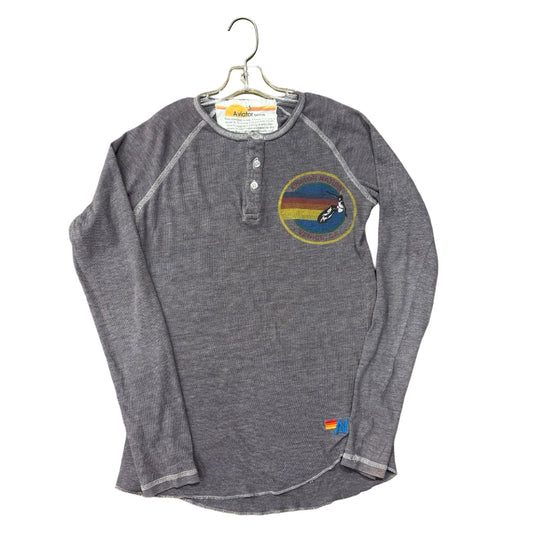 Aviator Nation Lavender long sleeve, small