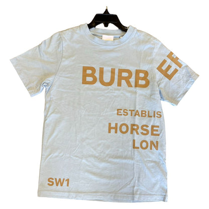 Burberry baby blue tshirt, 12 years