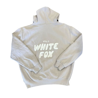 White Fox Beige Sweatshirt, small/medium