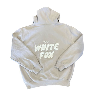 White Fox Beige Sweatshirt, small/medium