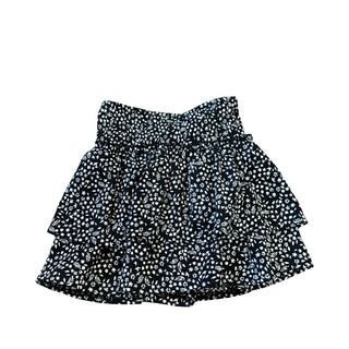 Zara Black and White Floral Layered Skirt, 8 years