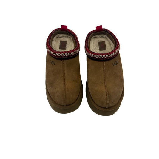 Ugg tazz chestnut platform slippers, 7 women’s