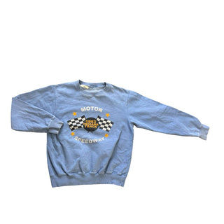 Brandy Melville (John Galt) Blue Motor Speedway Sweatshirt, o/s